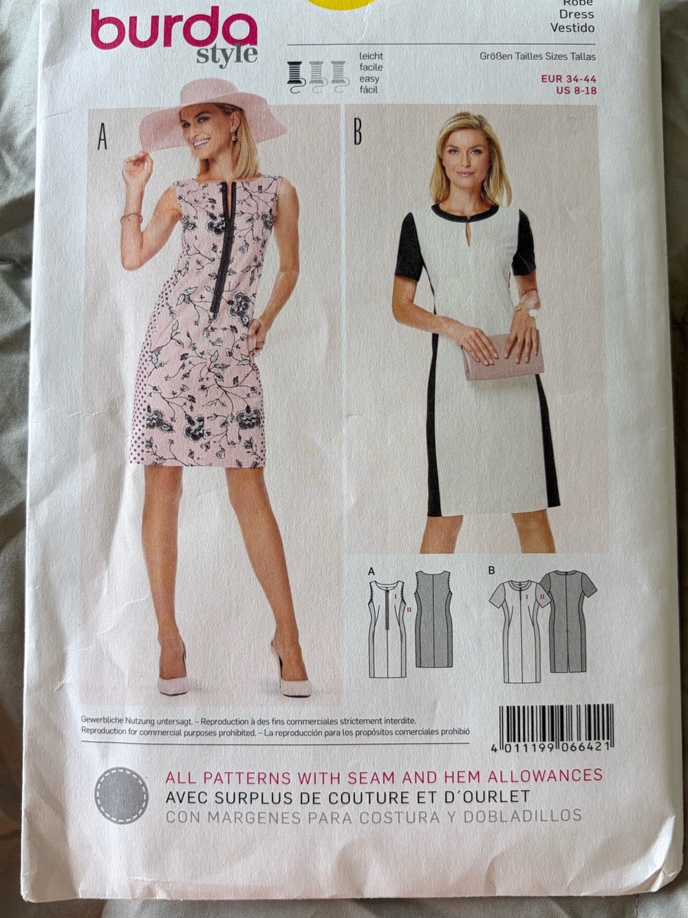 Burda Dress Pattern